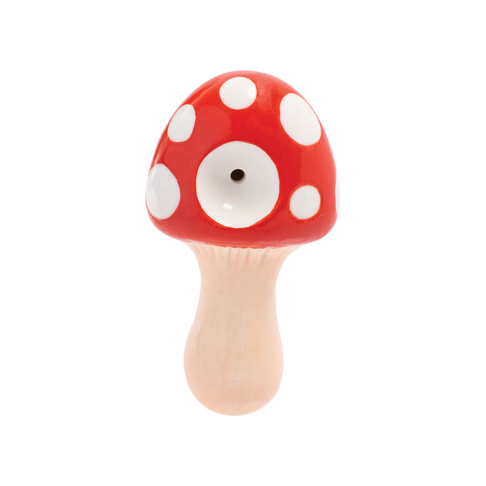 Ceramic Pipe Wacky Bowlz Mushroom 3.5"