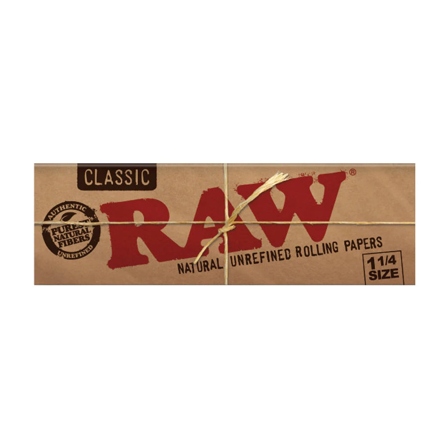RAW CLASSIC UNBLEACHED 1¼" - BOX OF 24