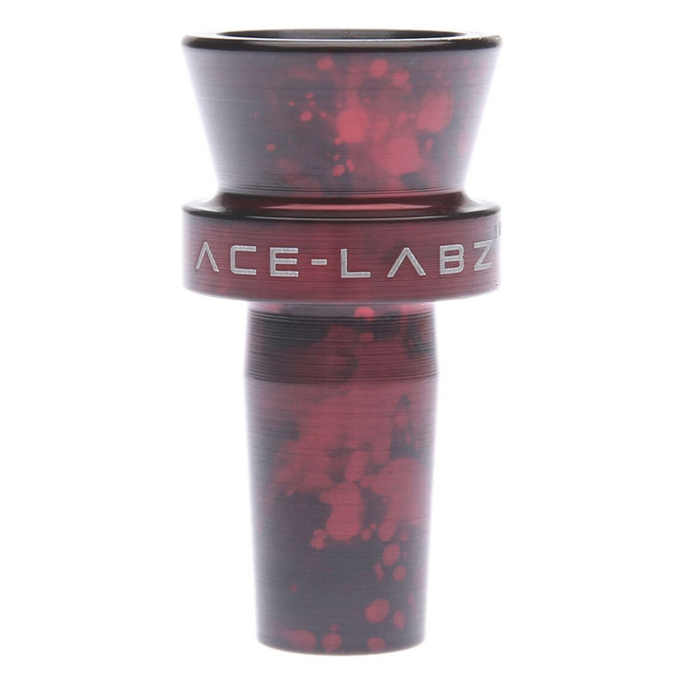 TITAN-BOWL BY ACE-LABZ - BLACK AND RED