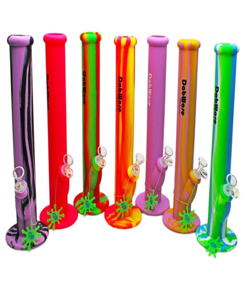 Dabware Platinum 14" Straight Shooter Silicone Bong