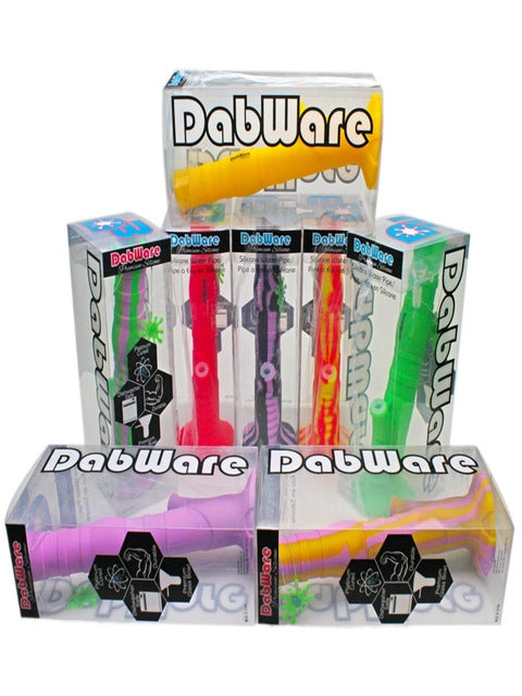 Dabware Platinum 14" Straight Shooter 2PC Silicone Bong