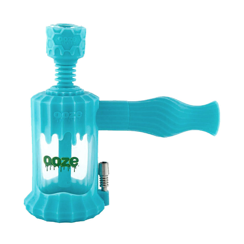 OOZE SILICONE & GLASS 4-IN-1 - CLOBB - AQUA TEAL