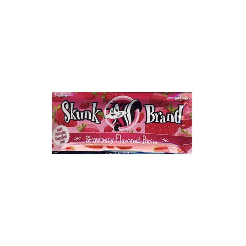 SKUNK STRAWBERRY FLAVORED PAPERS 1 1/4 - WHOLE BOX