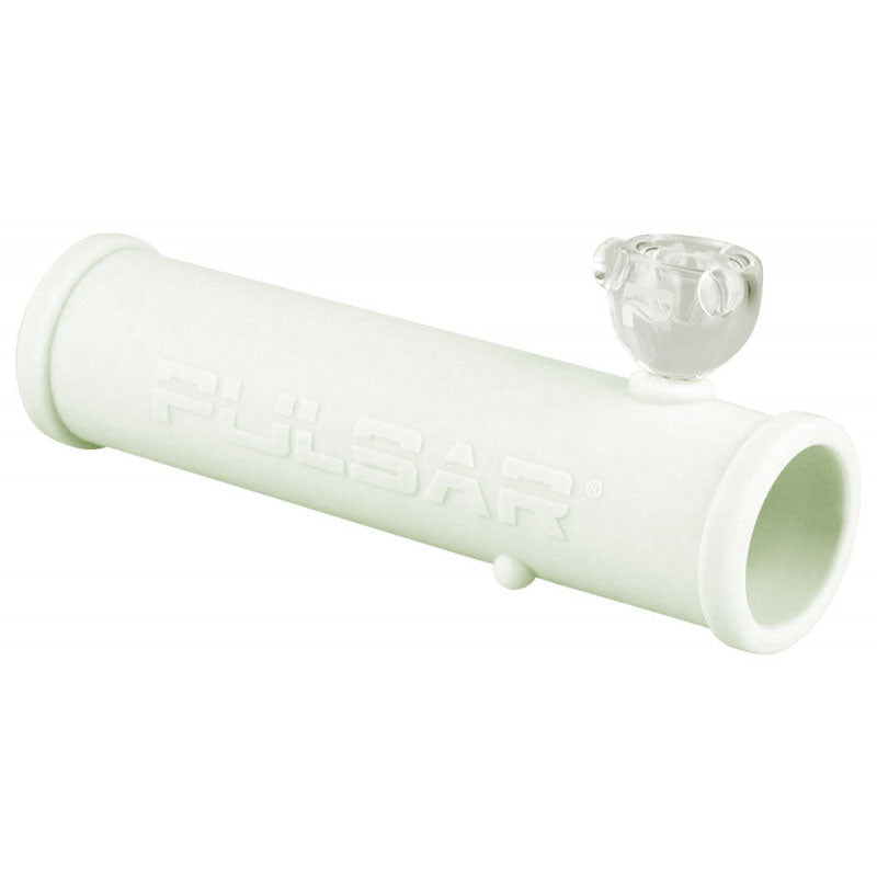PULSAR RIP ROLLER, 8.5" SILICONE STEAM ROLLER - GLOW-IN-THE-DARK WHITE