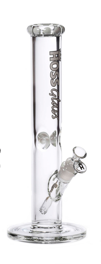 14" 7MM STRAIGHT TUBE W/ CROWN MOUTHPIECE - WHITE