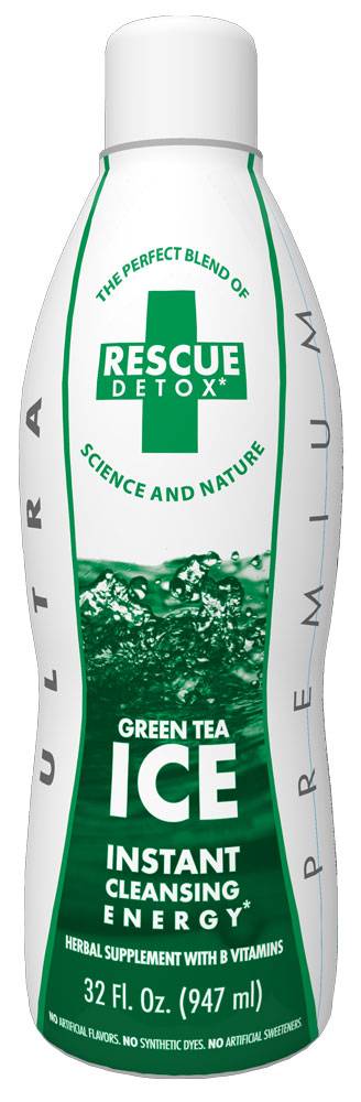 RESCUE DETOX ICE 32OZ - GREEN TEA