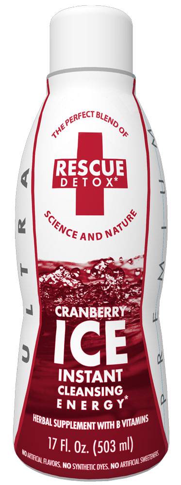 RESCUE DETOX ICE 17OZ - CRANBERRY