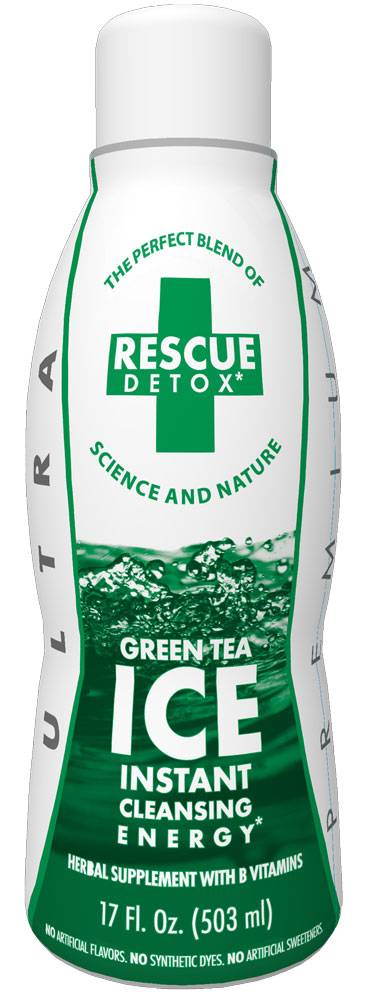 RESCUE DETOX ICE 17OZ - GREEN TEA