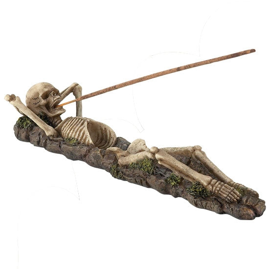 SKELETON INCENSE BURNER