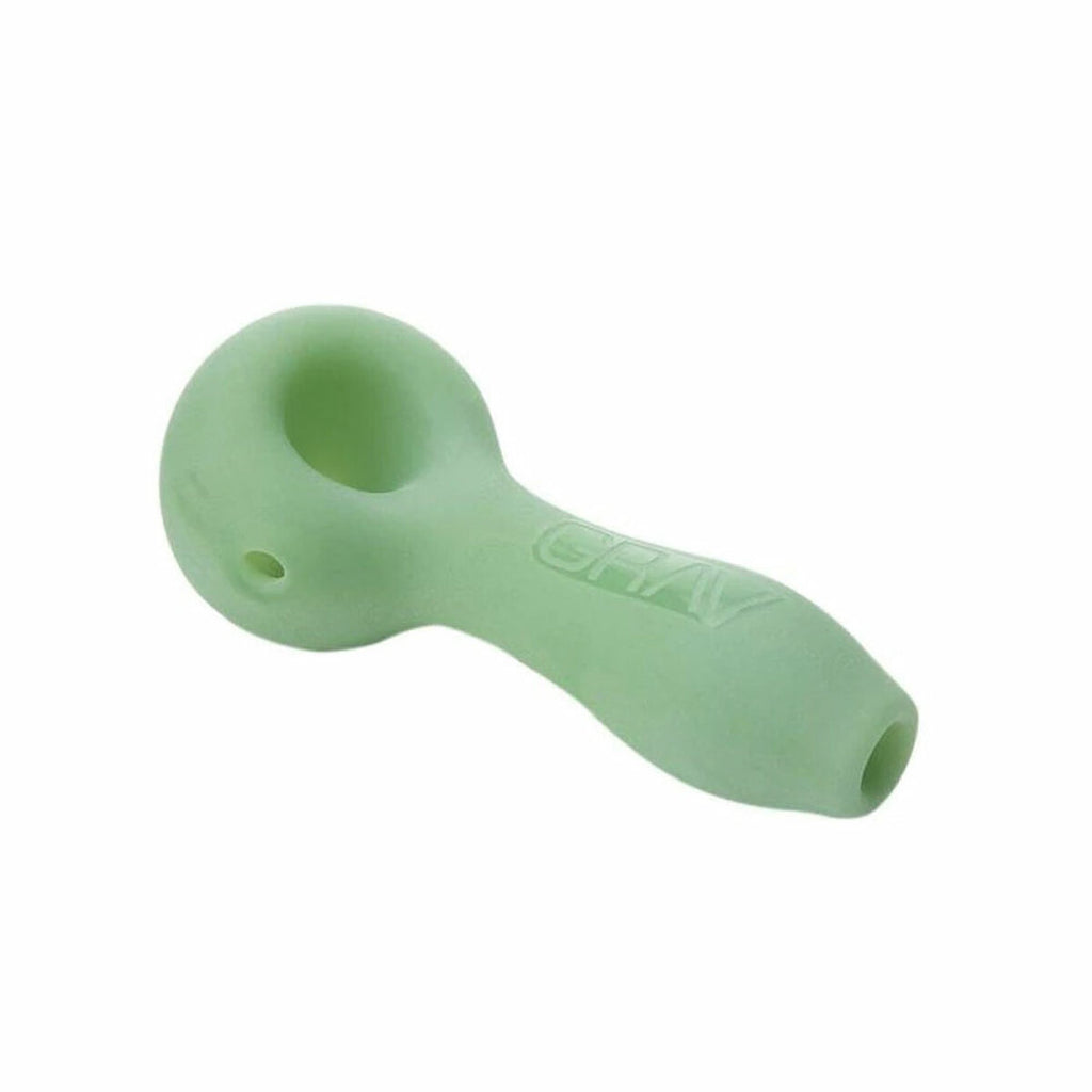 SANDBLASTED/FROSTED SPOON - 4" - MINT GREEN