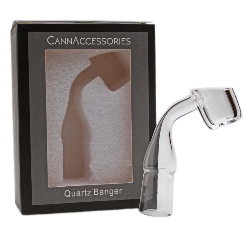 Glass Concentrate Accessory Cannacessories Quartz Banger 5MIL 14mm Female 45 Degree