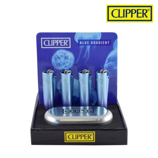 RTL - Clipper Round Micro Metal Gradient Blue Design