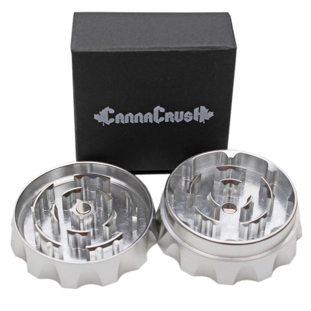 CanaCrush Grooved 2" 2-Piece Grinder