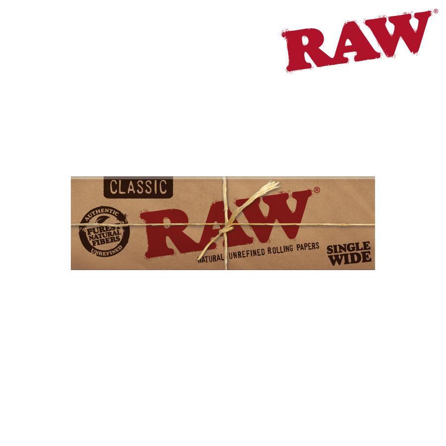 RTL - Rolling Papers RAW Classic Hemp Single Wide Single Window