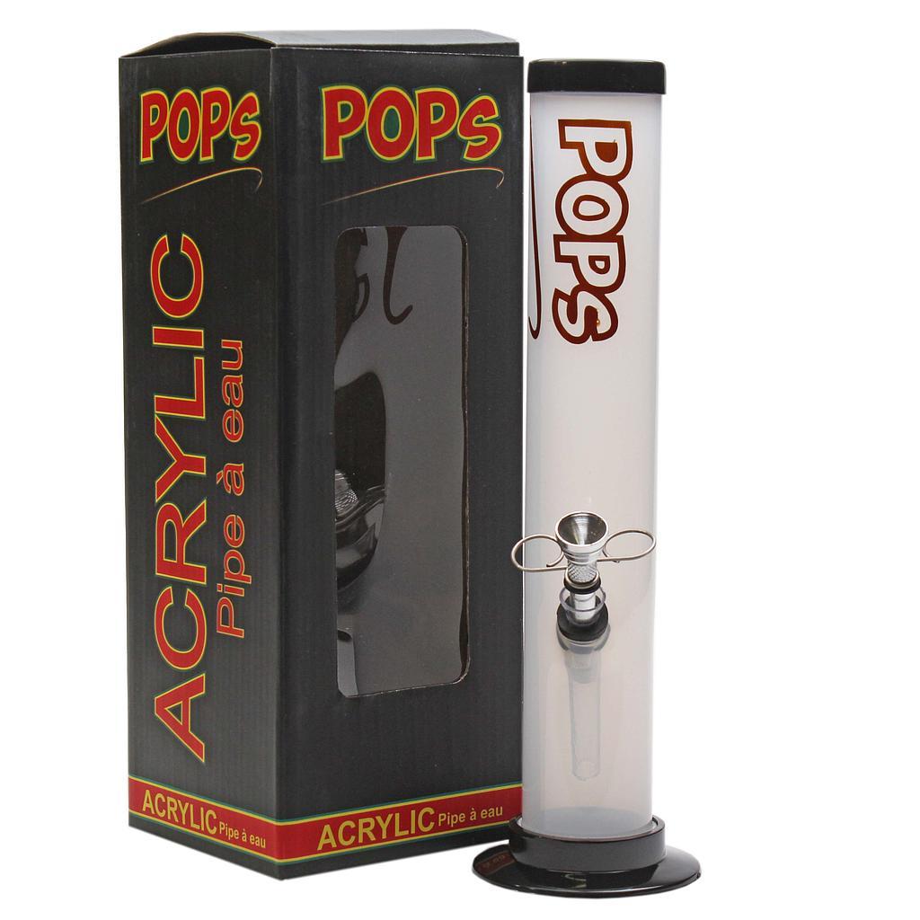 Acrylic Bong Pops 12" Straight