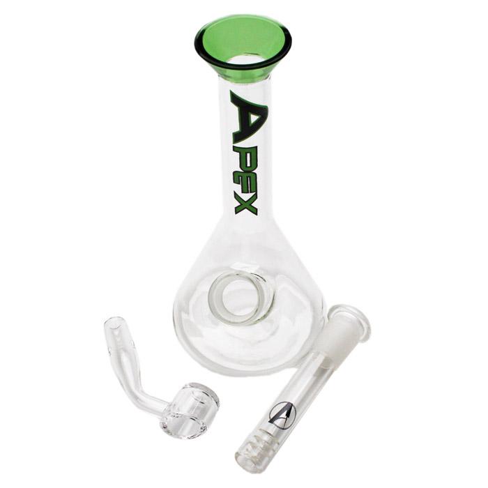 Glass Concentrate Rig Apex 7" Mini Beaker with Banger