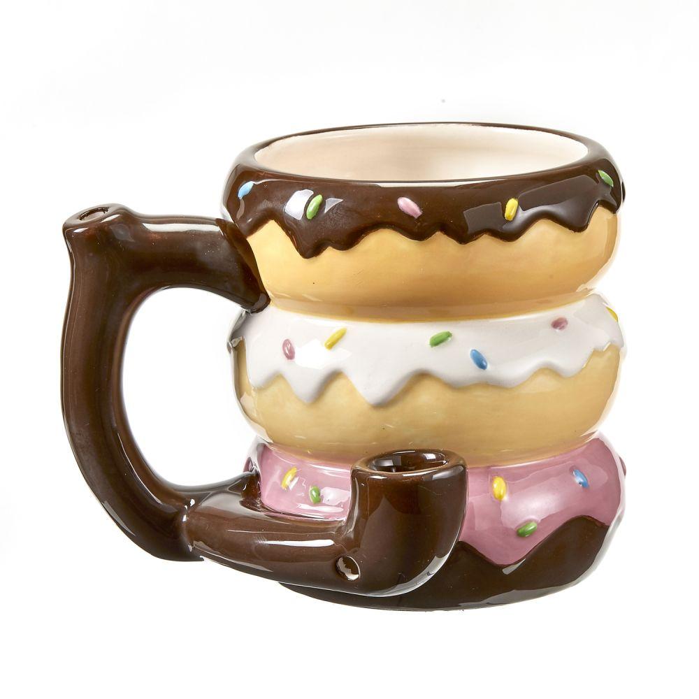 Ceramic Donut Mug Pipe