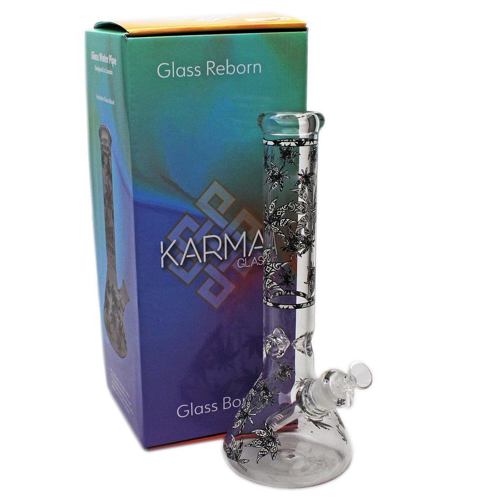 Glass Bong Karma 14" Leaf Beaker