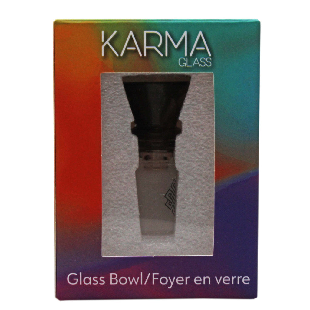 Glass Bowl Karma 14mm Ribbed Cone