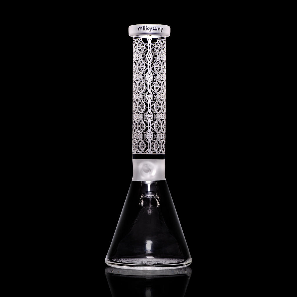 Glass Bong - Milkyway 15" 9mm X-Morphic Beaker