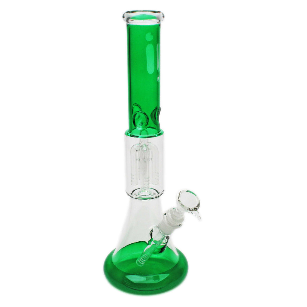 Glass Bong - 14" Beaker Tree Perk