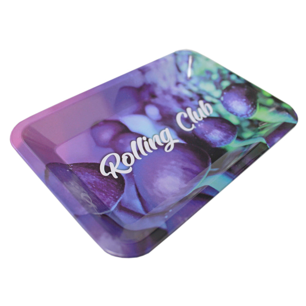 Rolling Club Metal Rolling Tray - Small - Magical Mushrooms