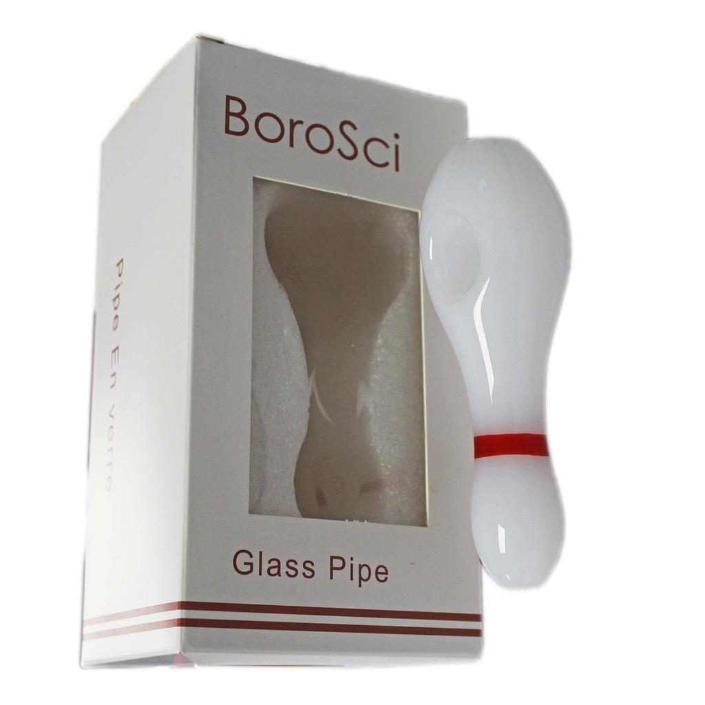 Glass Pipe BoroSci 4.5" Bowling Pin