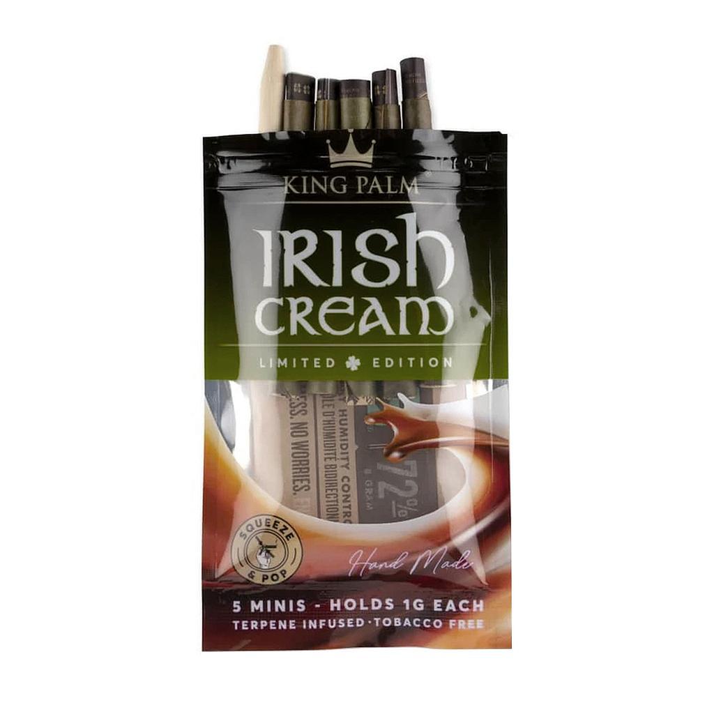 RTL - King Palm Mini Irish Pre-Roll Pouch - Irish Cream - 5 Per Pack.