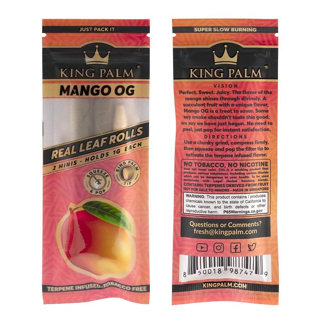 RTL - King Palm Mini Pre-Roll - Mango - 2 Per Pack