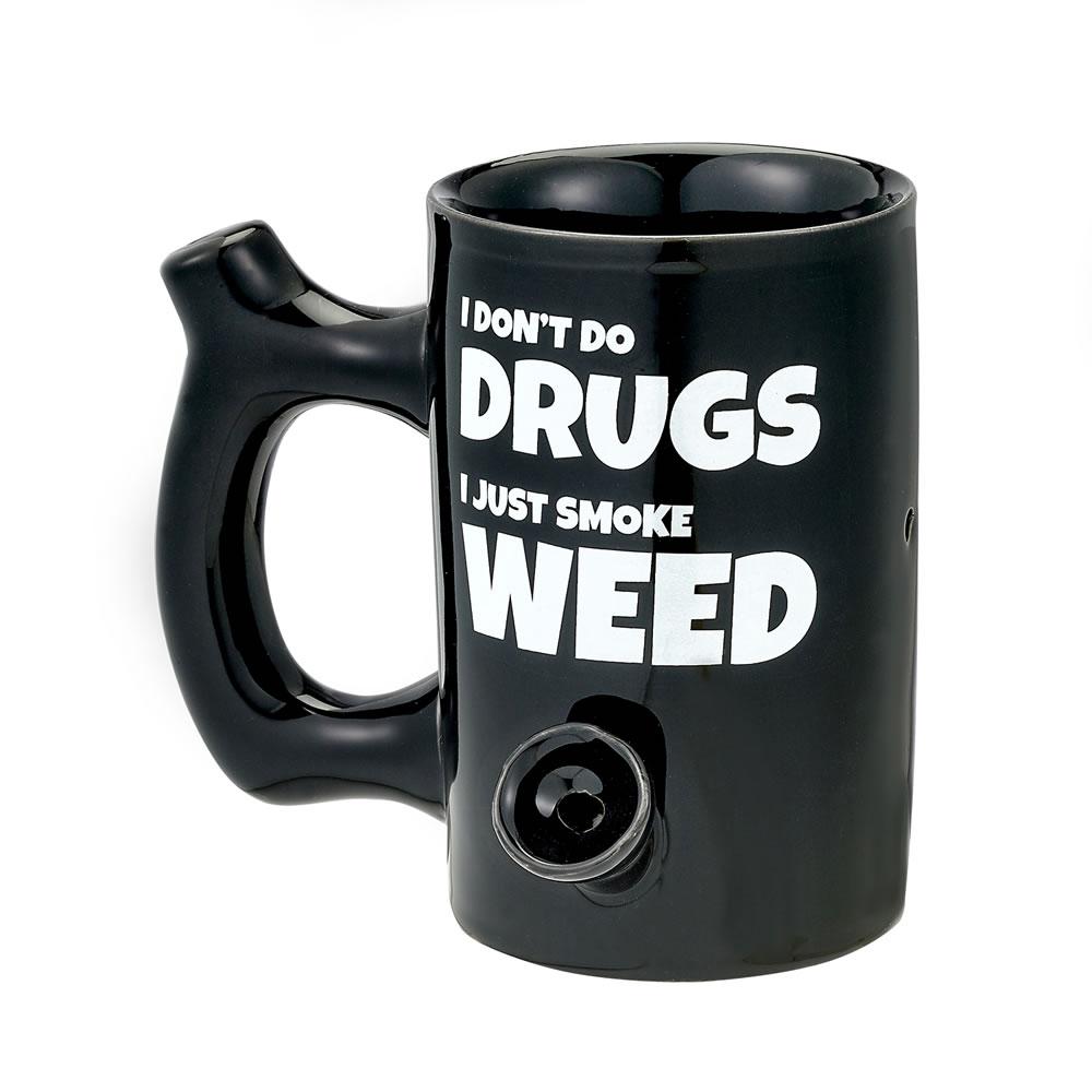 Ceramic Mug Pipe Don't Do Drugs