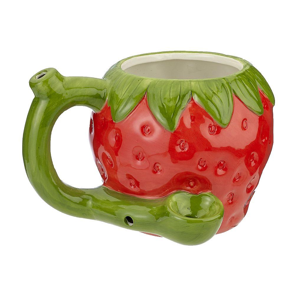 Ceramic Mug Pipe Strawberry
