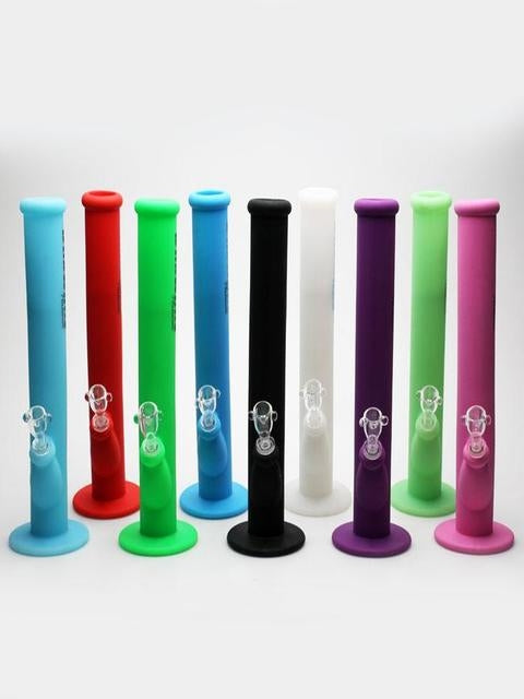 Dabware 14" Silicone Bong With Ice Catcher Platinum Cured Edition