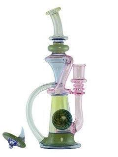 Recycler Agua & CFL Purple W Matching Carb Cap