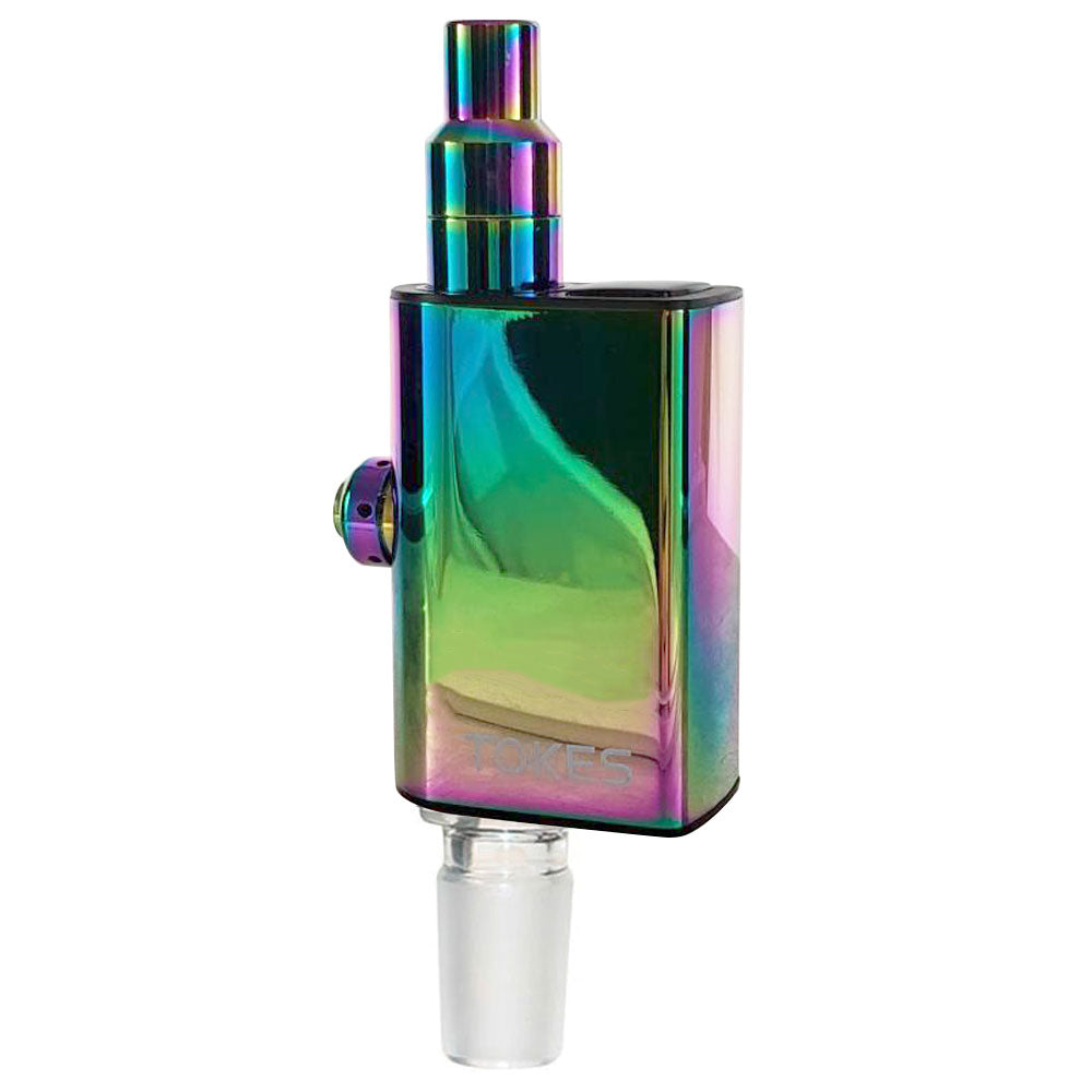 SOC TOKES - DUAL USE WAX VAPORIZER W/14MM MALE ADAPTER - RAINBOW