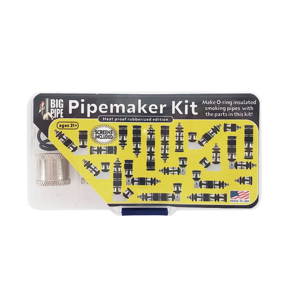 MAKE-YOUR-OWN PIPE KIT W/ PARTS TO MAKE 20+ PIPES BY BIG PIPE - BLACK