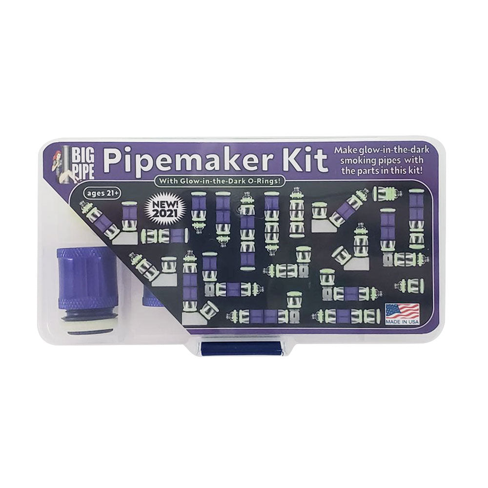 MAKE-YOUR-OWN PIPE KIT W/ PARTS TO MAKE 20+ PIPES BY BIG PIPE - PURPLE
