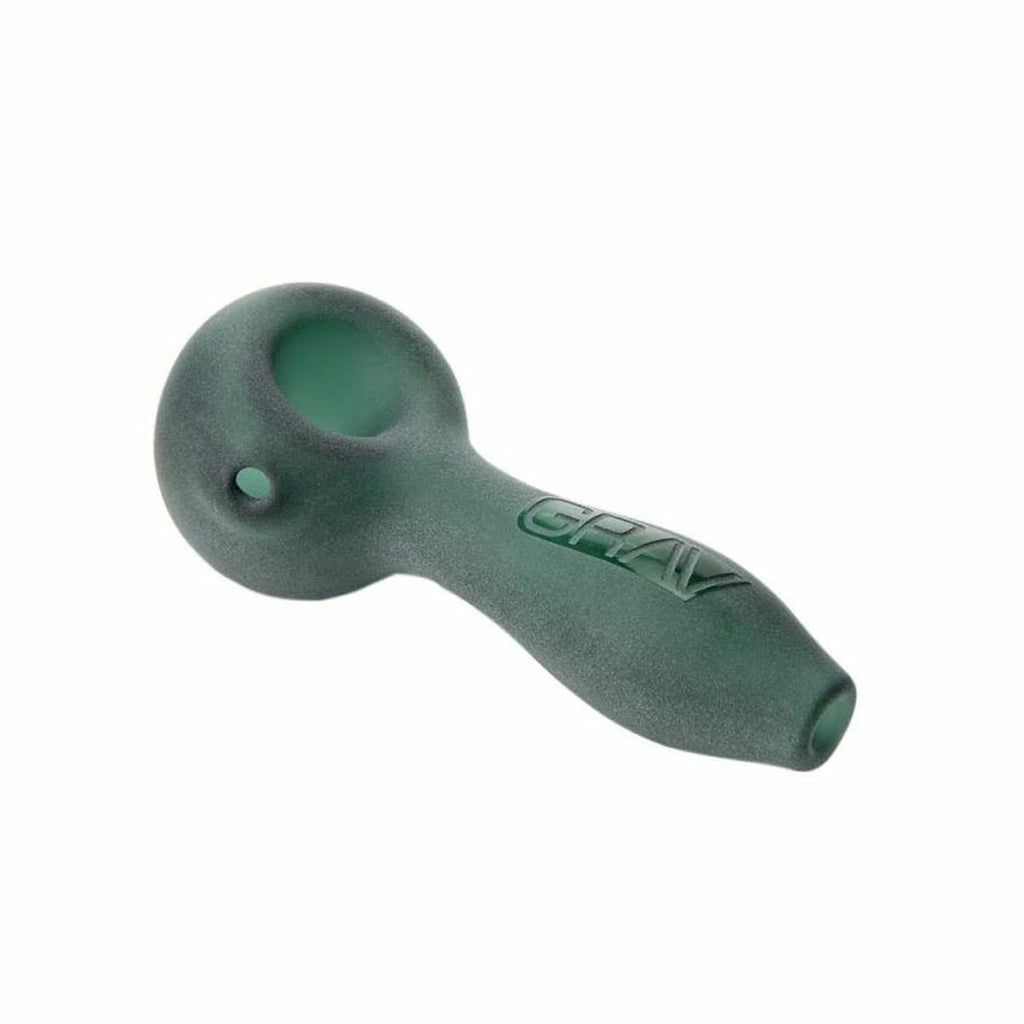 SANDBLASTED/FROSTED SPOON - 4" - LAKE GREEN