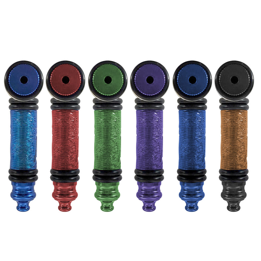FATGELZ W/ MATCHING LID & MOUTHPIECE GEL PIPE - ASSORTED COLORS AND PATTERNS