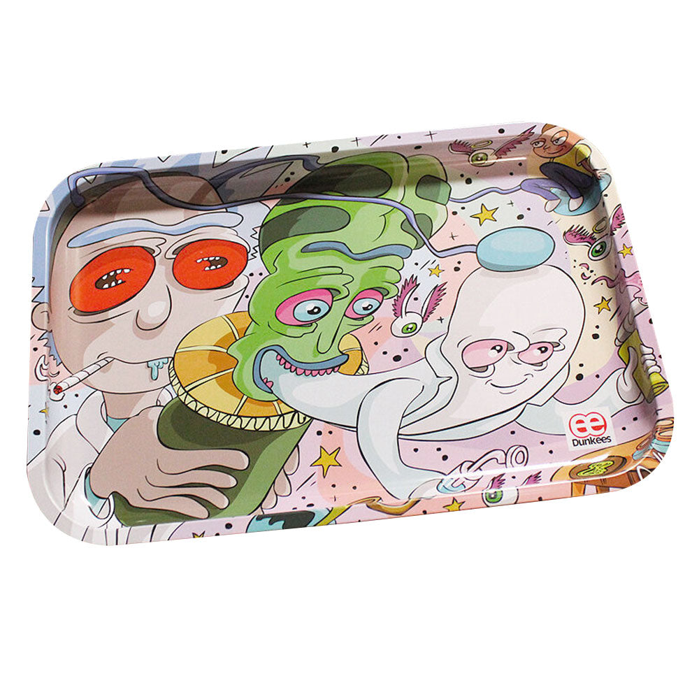 DUNKEES 11.75” X 7.88" ROLLING TRAY - MULTI HIGH