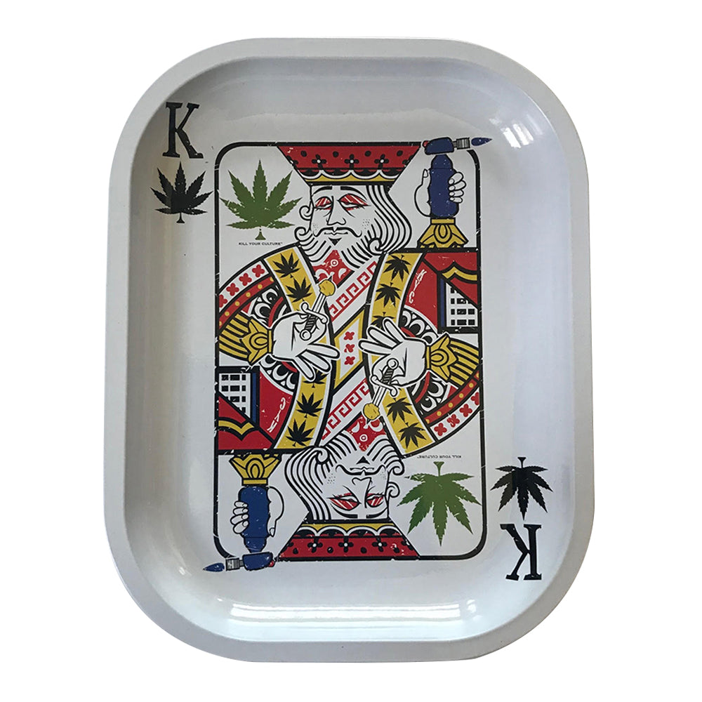 'KILL YOUR CULTURE ROLLING TRAY - 5.5" X 7" -  KING OF CONCENTRATES